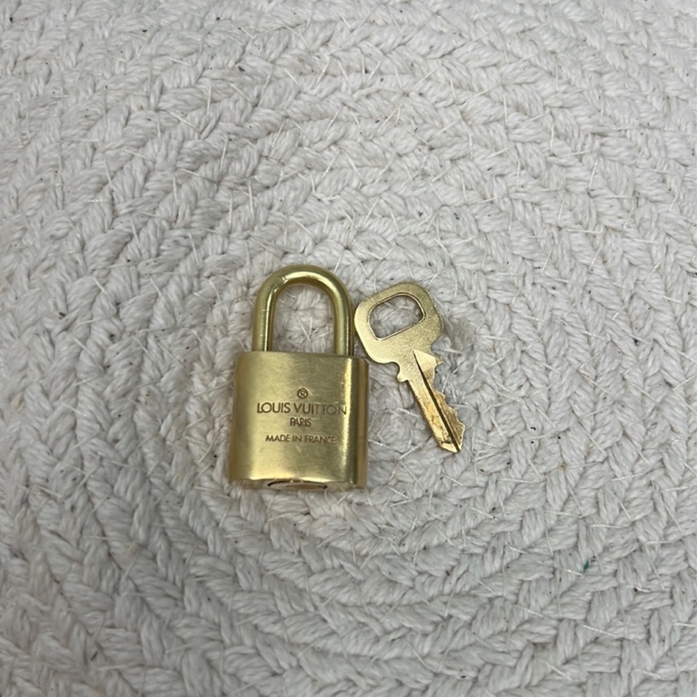 Authentic Louis Vuitton Padlock & Key #TBD
